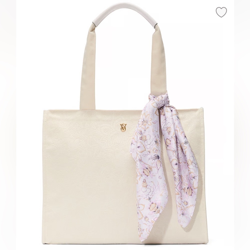 Victoria’s Secret Floral-Embossed Tote